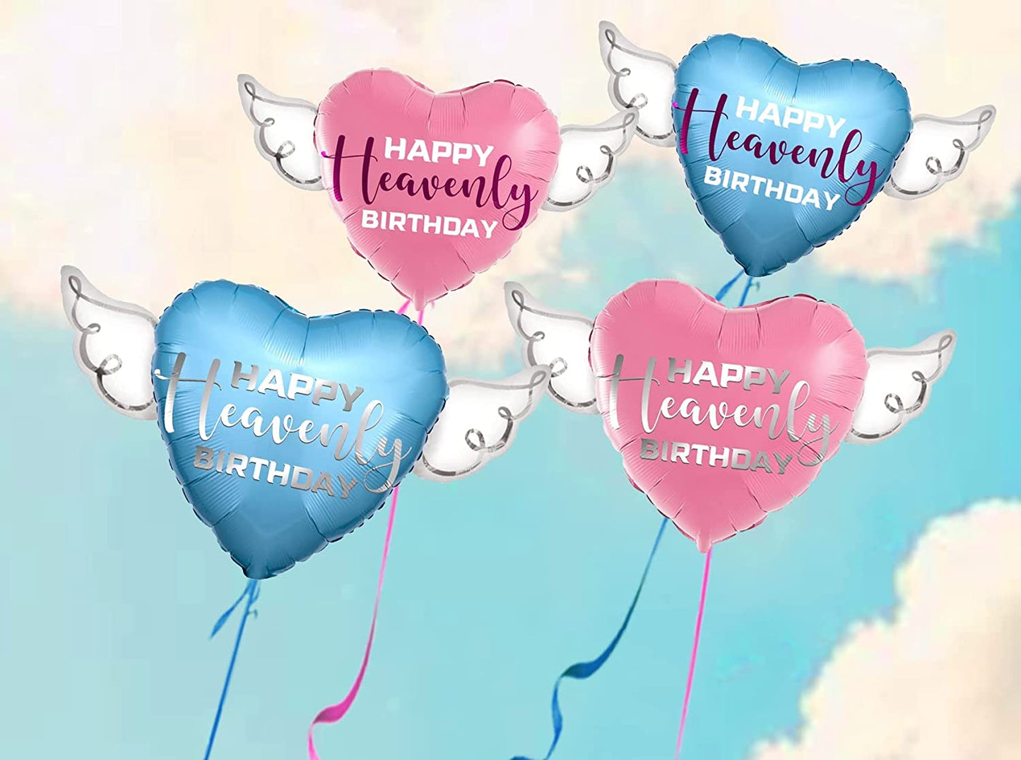Happy Heavenly Birthday Balloons cover